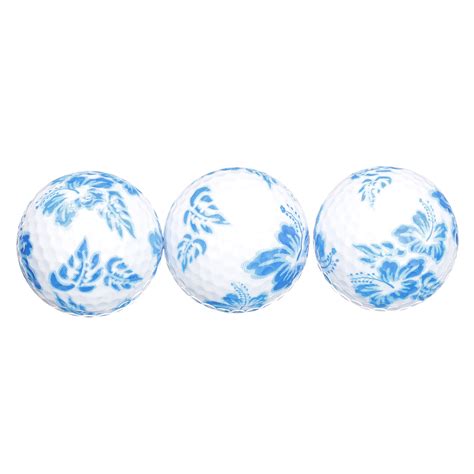 Nitro Novelty Golf Balls Flower Blue