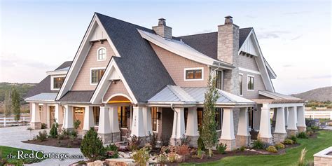 Award Winning Luxury Craftsman House Plans The Red Cottage