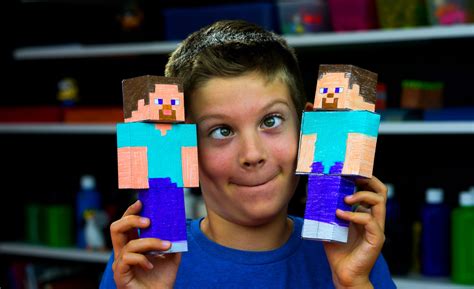 Our latest discount code was discovered on november 28, 2020. How To Make Steve Papercraft Cutout - Art For Kids Hub