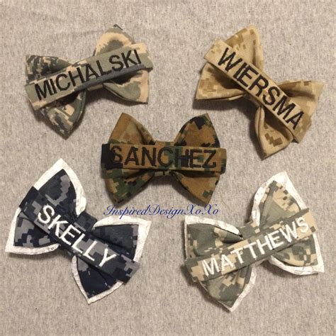 Name Tape Bows Military Bows Marine Bow Army Bow Airforce Bow Navy Bow Military Crafts