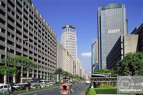 Makati Business District Manila Philippines Stock Photo