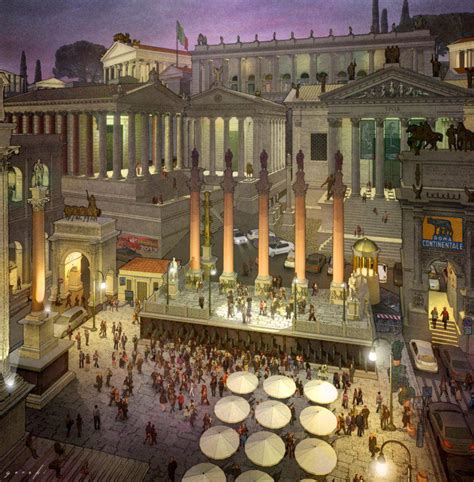 Ancient Roman Forum Reconstruction