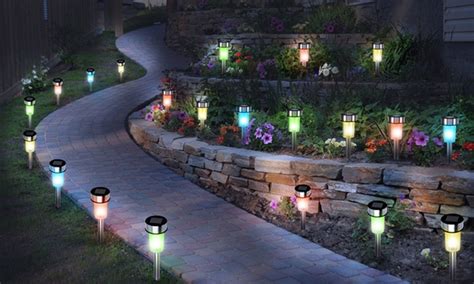 Philips outdoor led lighting to brighten your garden and balcony. Solar LED Garden Lights | Groupon Goods