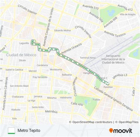 Ruta Metro Tepito Metro Pantitlán Horarios Paradas Y Mapas Metro