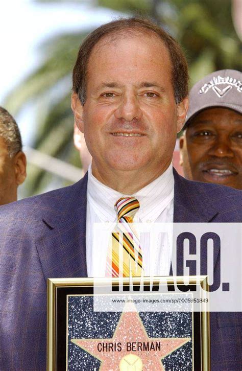 Sportscaster Chris Berman Usa Honored With The 2409th Star On The