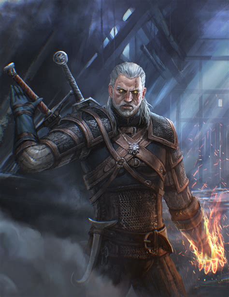 Artstation Geralt The Witcher