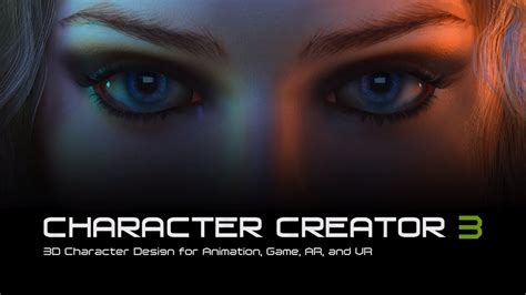 Maybe you would like to learn more about one of these? Character Creator 3 - 3D Character Design for Animation ...