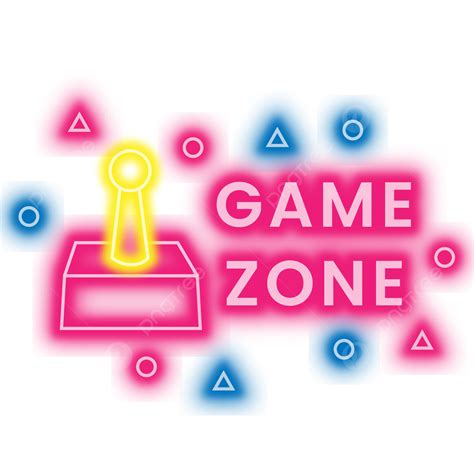 Game Zone Clipart Hd Png Neon Game Zone Png Vector Clipart Transparant