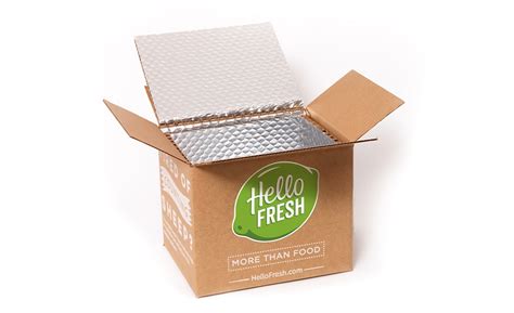 Hellofresh Meal Kit Delivery Service Introduces Sustainable Packaging