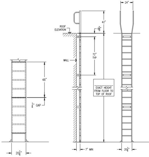 Ce Center Reaching The Roof Specifying Fixed Access Aluminum Ladders
