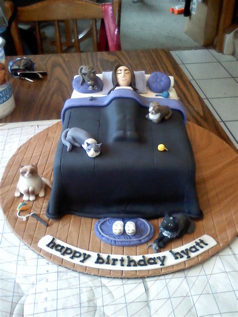 Birthday cake has always been an integral part of happy birthday celebrations. Cat Lady Birthday Cake - CakeCentral.com