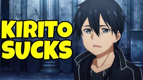 Kirito Is A Bad Character Sword Art Online Youtube
