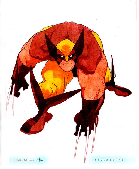 Wolverine Painting Keron Grant