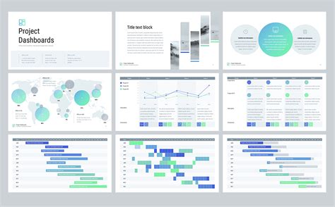 Project Dashboards For Powerpoint Template Powerpoint Template 73530