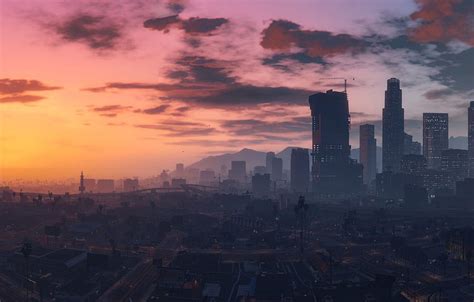 1364x768px 720p Free Download City Game Sky Cloud Grand Theft