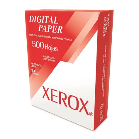 Papel Xerox Rojo Tamano Carta Resma500hjs 96 Blanc 75gr Officemax