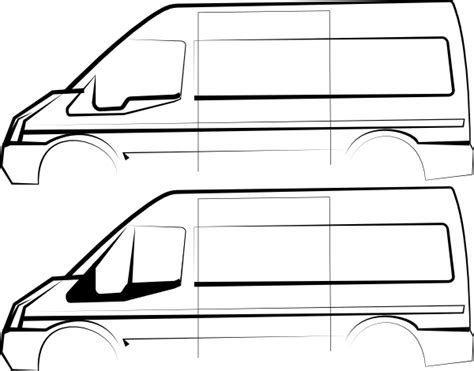 Cargo Van Outline Clip Art At Vector Clip Art Online