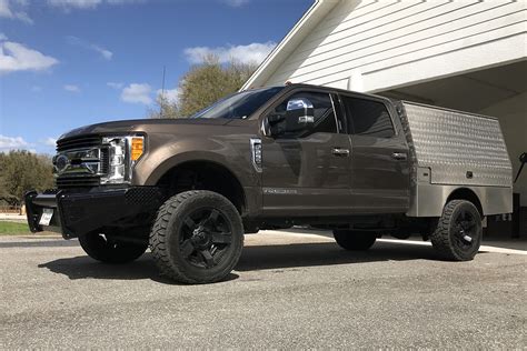 17 20 F250 And F350 Fab Fours Black Steel Series Front Bumper Fs17 S4161 1