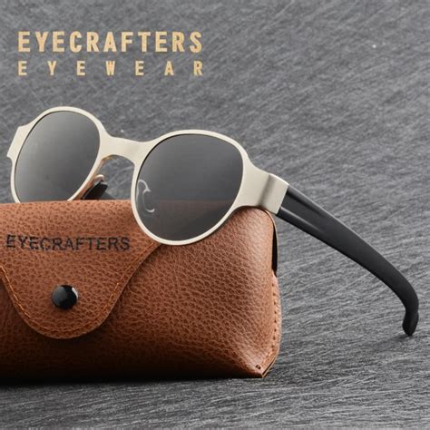 Buy Brand Designer Hd Polarized Round Sunglasses Mens Steampunk Sunglasses