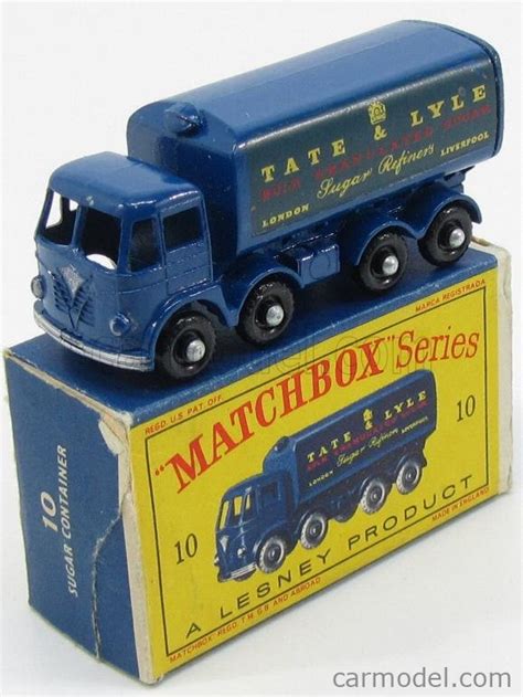 Matchbox 10 Masstab 166 Matchbox Sugar Container Truck Blue