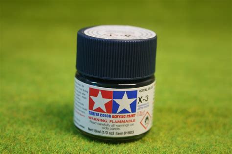 Tamiya Color Gloss Royal Blue Acrylic Mini Paint X3 10mls Arcane