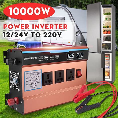 Buy 10000w Power Inverter Dc 12v24v To Ac 220v Modified Sine Wave