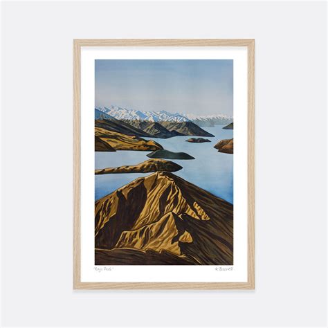 New Zealand Art Print Giclee Art Print Travel Print Lake Etsy