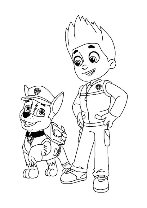 Paw Patrol Ryder Coloring Pages - 6 Free Printable Coloring Sheets | 2021