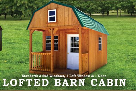 Lofted Barn Cabin Shedpartners
