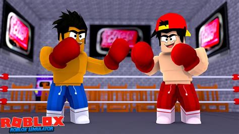 Roblox Boxing Simulator Donut And Ropo Have A Huge Boxing Fight Youtube