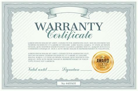 Plantilla De Certificado Vector Premium