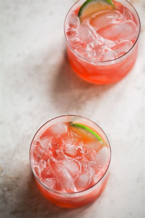 A Rhubarb Cocktail For Spring And Summer Infused With Gorgeous Color And Sweet Tart Rhubarb