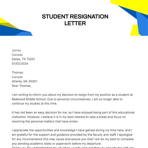 Free Personal Reasons Resignation Letter Template Download In Word
