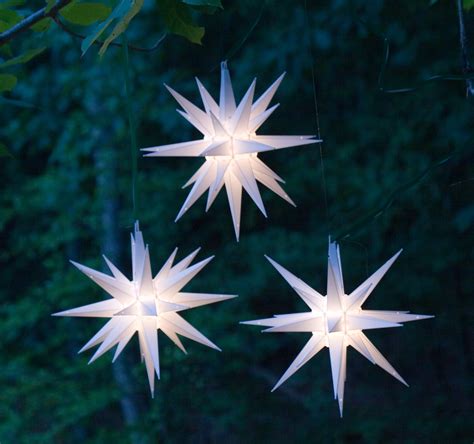 Kringle Traditions 14 White Moravian Star Christmas Star Light White