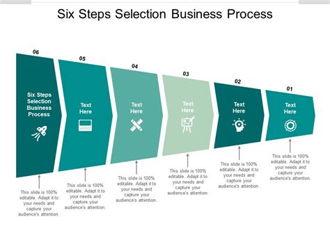 Six Steps Selection Business Process Ppt Powerpoint Presentation Show