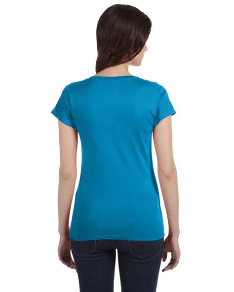 Gildan Ladies Softstyle® Fitted V Neck T Shirt Alphabroder