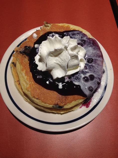 Blueberry Pancake From Ihop Blueberry Pancakes Desserts Ihop