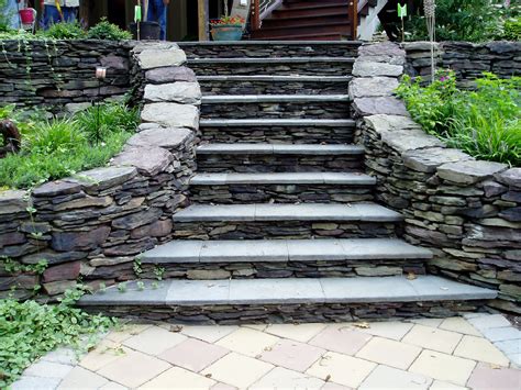 Stacked Stone Steps Walkways And Steps Pinterest Stone Steps