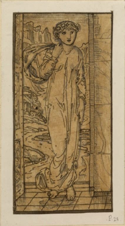 Burne Jones Catalogue Raisonné Recto And Verso Studies Of A Standing