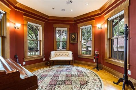 Beautiful Parlor Music Room In A Victorian Era Built Home Lovely Muted