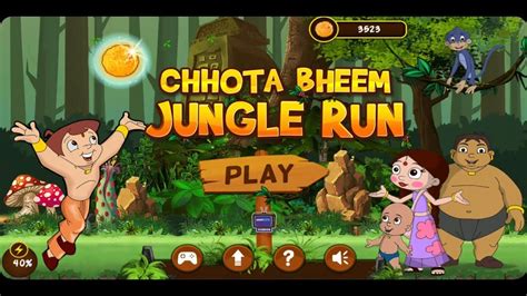 How To Play Chhota Bheem Jungle Run Game Youtube