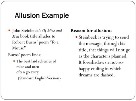Allusions powerpoint