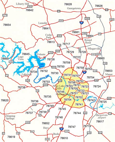 29 Austin Zip Codes Map Maps Online For You