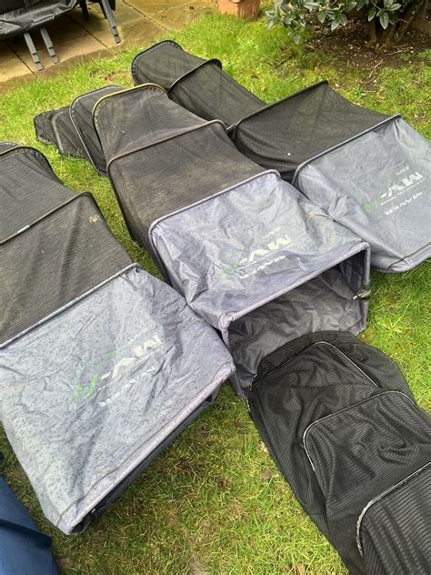 3x Maver Mvr 2 5 Mtr Compact Spacesavers Keepnets Good Condition EBay