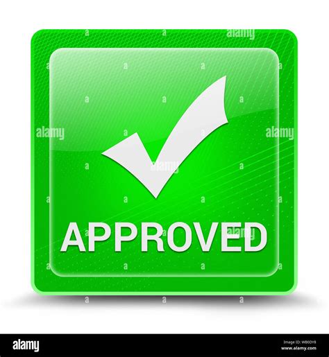Approved Icon High Resolution Stock Photography And Images Alamy