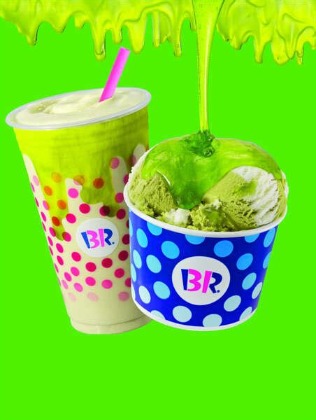 Baskin Robbins Is Now Offering A New Sour Berry Slime Topping Thrillist