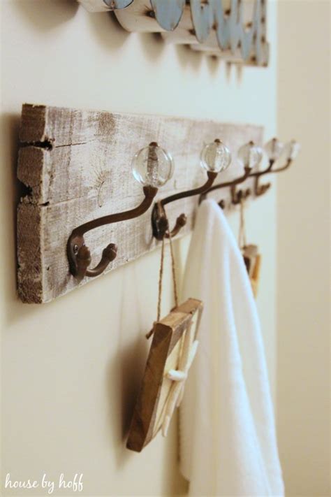 How To Make A Towel Rack From Pallet Wood House By Hoff