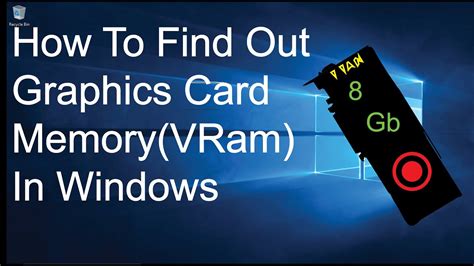 Video cards if you're looking for a specific video card but can never seem to find it in stock, check out our video card trackers to find alternative places to purchase them. How To Check Vram (Graphics Card Memory) In Windows - YouTube