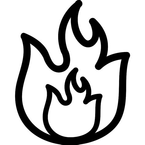 Fire Hand Drawn Flames Outlines Vector Svg Icon Svg Repo