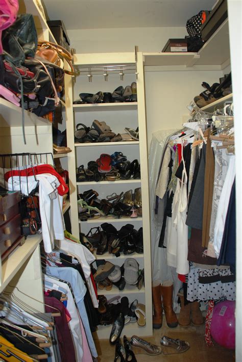 How To Organize Shoes In Closet Before After